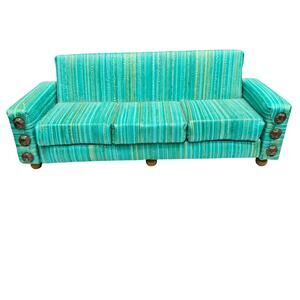 Vintage 60s Retro Clacker Dollhouse Couch sofa retro mid century modern handmade